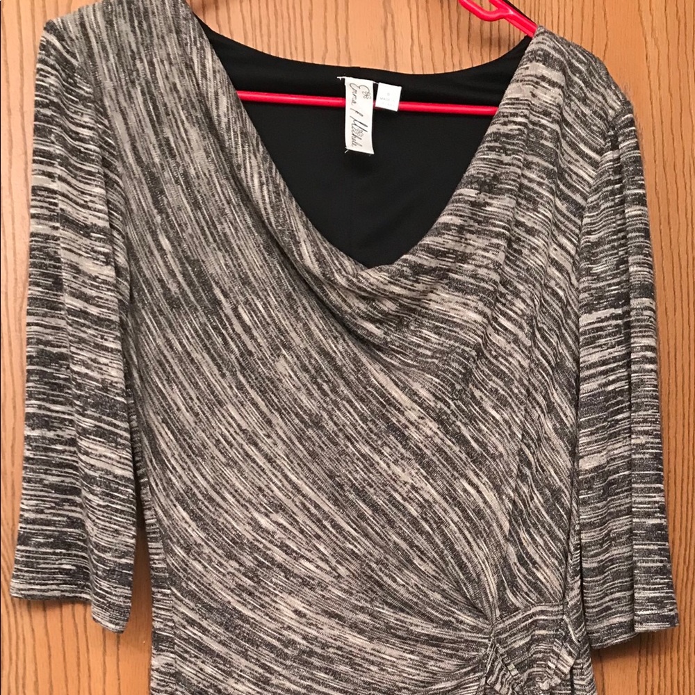 Emma & Michele Black and gray dress 👗